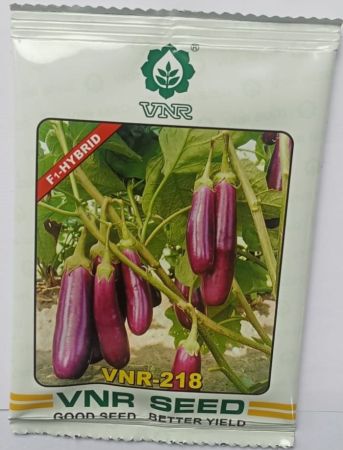 218 F1 Hybrid Brinjal Seeds VNR (लांब वांग)